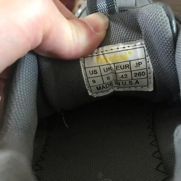 Timberland Grey Suede Leather Sneakers - Picture 7 of 7